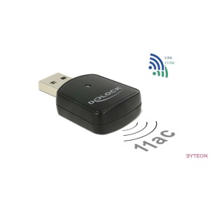 Delock 12502 Vezeték nélküli 867Mbps+300Mbps mini USB 3.0 adapter
