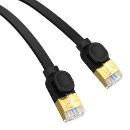 Baseus Cat 7 UTP Ethernet RJ45 Cable Flat 3 m black