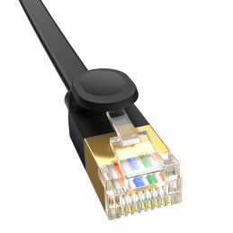 Baseus Cat 7 UTP Ethernet RJ45 Cable Flat 3 m black