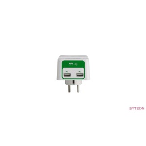 APC PM1WU2-GR SURGE PROTECTOR túlfeszültségvédő 2 USB csatlakozóval