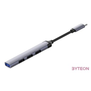 COLORWAY USB-elosztó CW-HUB04, USB-C 4-B-1 USB2.0X3,USB3.0