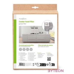Nedis CHFI210MI univerzális páraelszívó (filter) zsírszűrő, 57 x 47 cm, telítettségjelző
