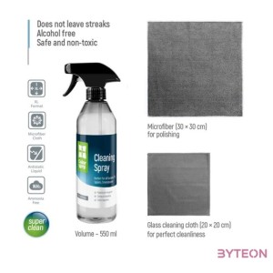 COLORWAY Tisztítószer készlet CW-5500, nagyméretű elektronikai készlet (550 ml és 2 mikroszálas)