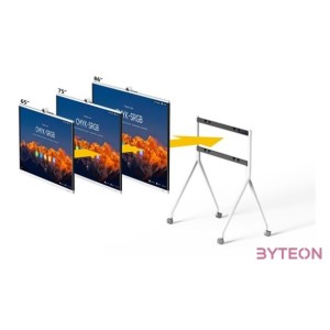 Huawei eKit IdeaHub Gurulós padló állvány - White Rolling Stand II (65,75,86 inches)