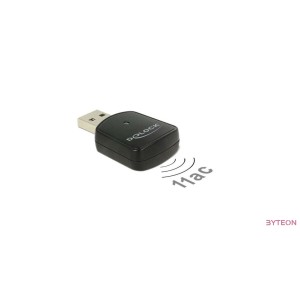 Delock 12502 Vezeték nélküli 867Mbps+300Mbps mini USB 3.0 adapter