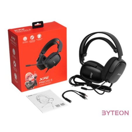 ADATA XPG Fejhallgató Precog S, 3,5mm Jack, Fekete