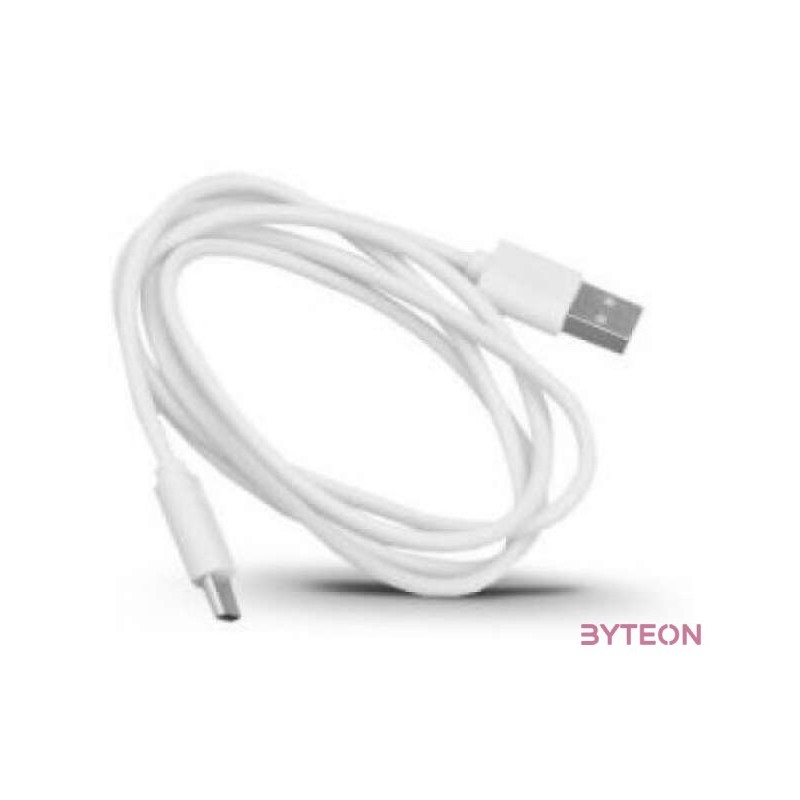 BLACKBIRD Type-C USB Adatkábel 1m, Fehér (Gyári kivitel)