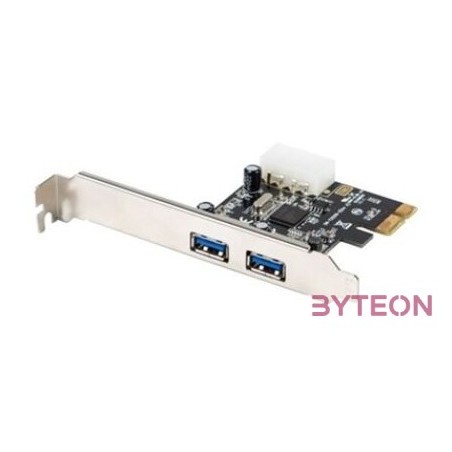 BLACKBIRD PCI Bővítőkártya 2xUSB 3.1 Gen.2 Low profile verzió