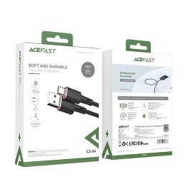 Cable USB to USB-C Acefast C2-04 1.2m (black)