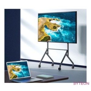 TECHLY ICA-TR53LB gurulós padlóállvány 65-100 LCD,LED kijelzőhöz