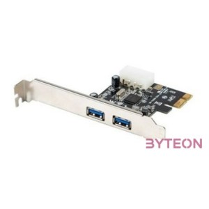 BLACKBIRD PCI Bővítőkártya 2xUSB 3.1 Gen.2 Low profile verzió
