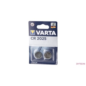 VARTA CR2025 lithium gombelem 2db/bliszter