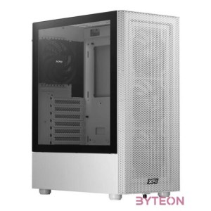 ADATA XPG Ház Midi ATX Valor MESH, 4x120mm ventilátor, Tápegység nélkül, üvegfalú, fehér