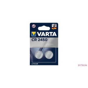 Varta CR2450 lítium gombelem 2 db/bliszter