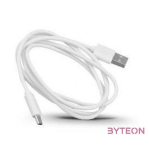 BLACKBIRD Type-C USB Adatkábel 1m, Fehér (Gyári kivitel)