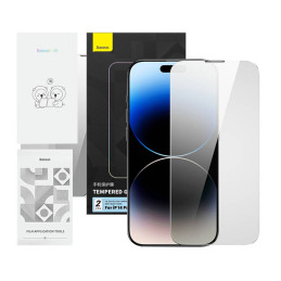 Privacy Protection Tempered Glass Baseus Crystal Series IP 14 PRO