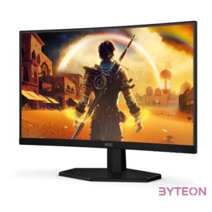 AOC Ívelt Gaming 180Hz monitor 23.6 C24G42E, 1920x1080, 169, 250cd,m2, 0,5ms, HDMIx2,DisplayPort, hangszóró