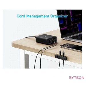 ANKER Hálózati Töltőállomás, 6 portos, 3xUSB-A, 3xUSB-C, 112W USB-C, EU, fekete -  A2154G11