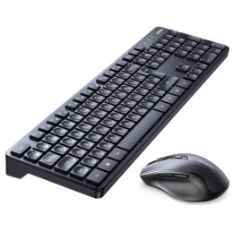 Ergonomic Mouse and Wireless Keyboard Combo UGREEN MK006 (Black)