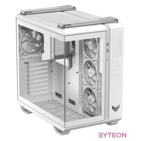 ASUS Ház TUF Gaming GT502, Tápegység nélkül, Fehér, Üvegfalú