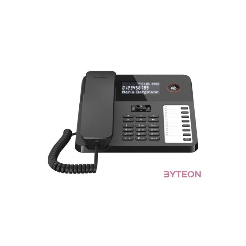GIGASET Telefon DESK 600 telefon, fekete