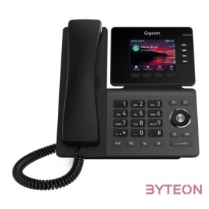 GIGASET P810B IP PRO IP asztali telefon, színes TFT kijelző, 4 funckiós LED billentyűk, HD hang, POE képes, Bluetooth