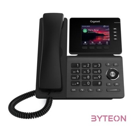 GIGASET P810B IP PRO IP asztali telefon, színes TFT kijelző, 4 funckiós LED billentyűk, HD hang, POE képes, Bluetooth