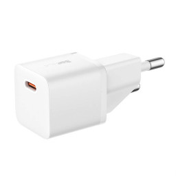 Mini wall charger Baseus GaN5 20W (white)