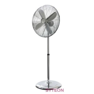 NORDIC HOME FT-562 fém állóventilátor, 3 év garancia, erős stabil kivitel, átmérő 45 cm, teljesítmény 60W, 3 fokozat