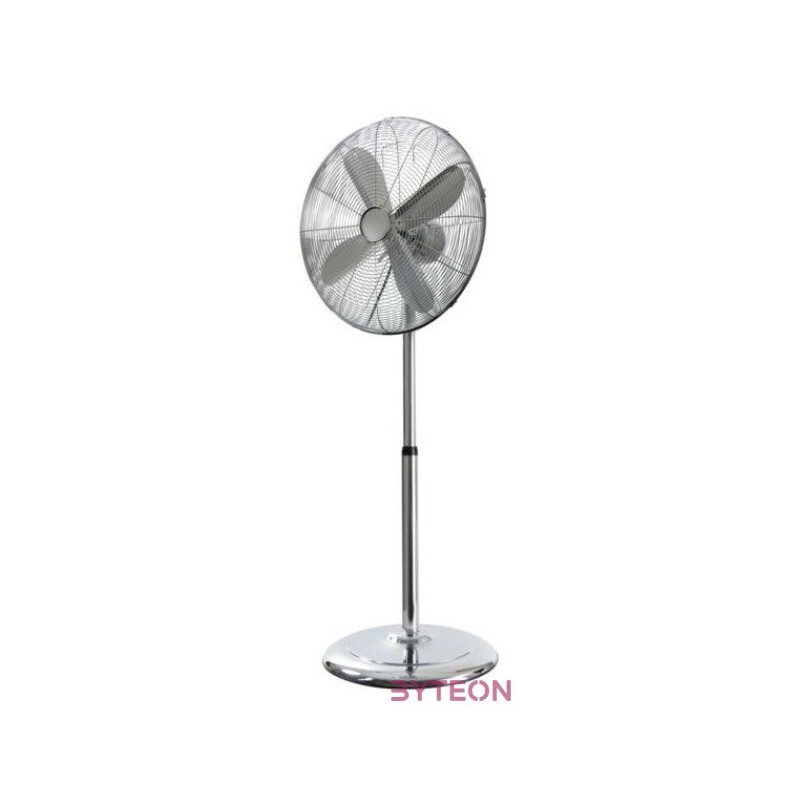 NORDIC HOME FT-562 fém állóventilátor, 3 év garancia, erős stabil kivitel, átmérő 45 cm, teljesítmény 60W, 3 fokozat