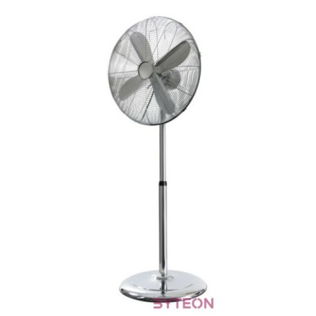 NORDIC HOME FT-562 fém állóventilátor, 3 év garancia, erős stabil kivitel, átmérő 45 cm, teljesítmény 60W, 3 fokozat