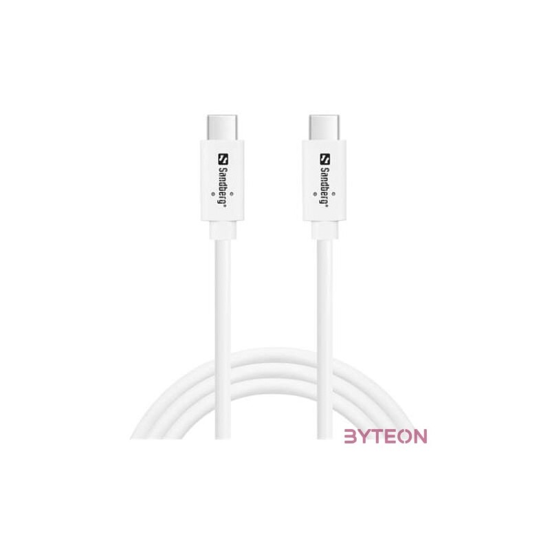 SANDBERG USB-C tartozék, USB-CC USB 3.1 G2 100W, 1M