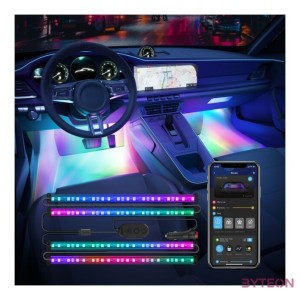 GOVEE RGBIC Interior Car Lights Without Remote Control