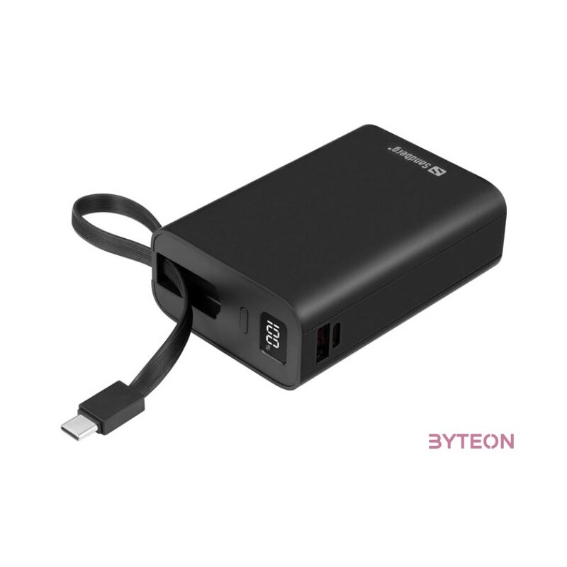 SANDBERG Hordozható akkumulátor, Connect 20000 PD20W powerbank