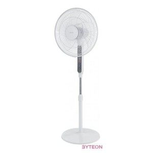 NORDIC HOME FT-529  40 cm álló ventilátor, távírányító, időkapcsoló, 12 sebesség fokzat, 3 év garancia, digi kijelzés