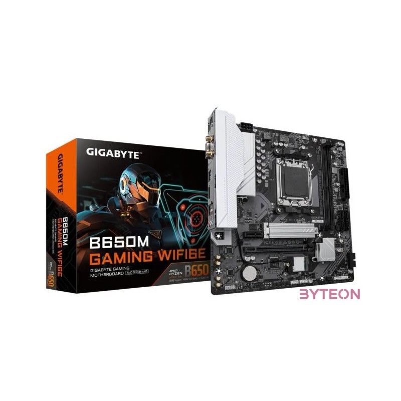 GIGABYTE Alaplap AM5 B650M GAMING WIFI6E AMD B650, mATX