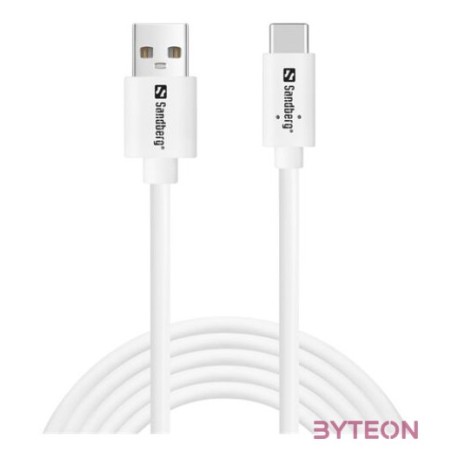 SANDBERG Hálózati vezeték, USB-C  USB-A 2.0 2M SAVER
