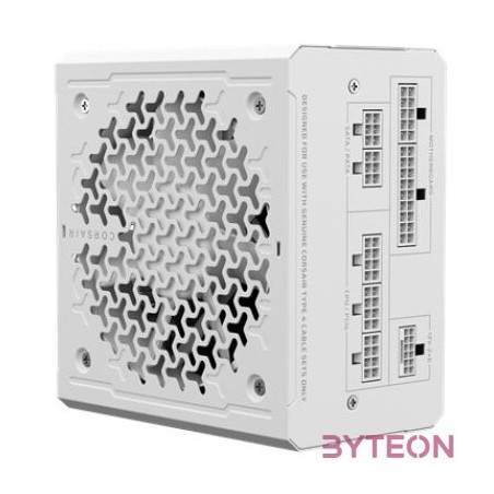 CORSAIR Tápegység Moduláris, RM750e, 750W, 12cm, ATX 3.1, PCIe 5.1, BOX, Cybenetics Gold, fehér