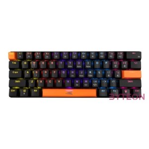 Baracuda DOLPHIN-B,R-US, BGK-03111B,R-US fekete mechanikus gamer billentyűzet piros kapcsolóval, angol