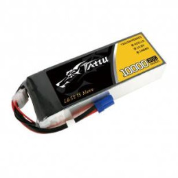 TATTU 10000mAh 14.8V 30C 4S1P Lipo Battery Pack with EC5