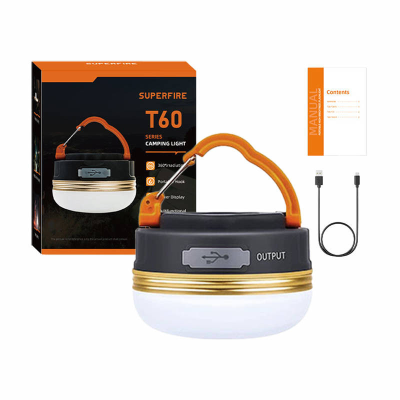 Camping lamp Superfire T60-A, 2,5W