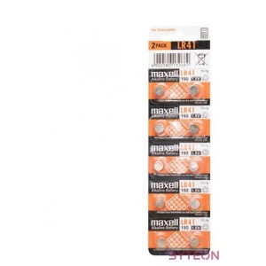 MAXELL Gombelem LR41 10db , csomag