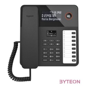 GIGASET Telefon DESK 600 telefon, fekete
