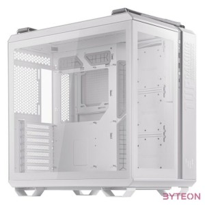 ASUS Ház TUF Gaming GT502, Tápegység nélkül, Fehér, Üvegfalú