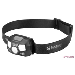 SANDBERG Fejlámpa, Headlamp 5in1 Recharge Sensor