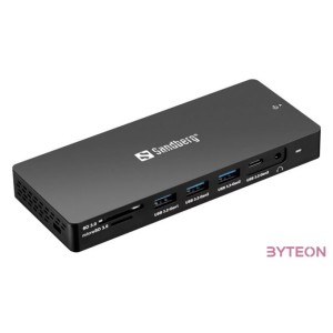 SANDBERG USB-C Dokkoló 13in1 DockingStation Pro