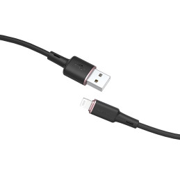 Cable USB to Lightining Acefast C2-02, MFi, 2.4A, 1.2m (black)