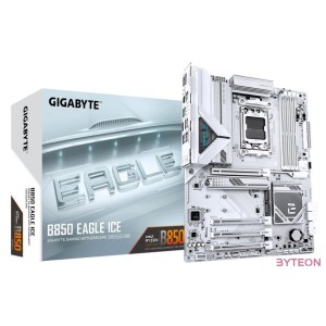 GIGABYTE Alaplap AM5 B850 EAGLE ICE AMD B850, ATX