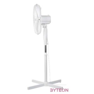 NORDIC HOME FT-530  41cm állóventilátor, 3 év garancia, teljesítmény 50W,  oszcilláló, 3 sebesség fokozat, dönthető