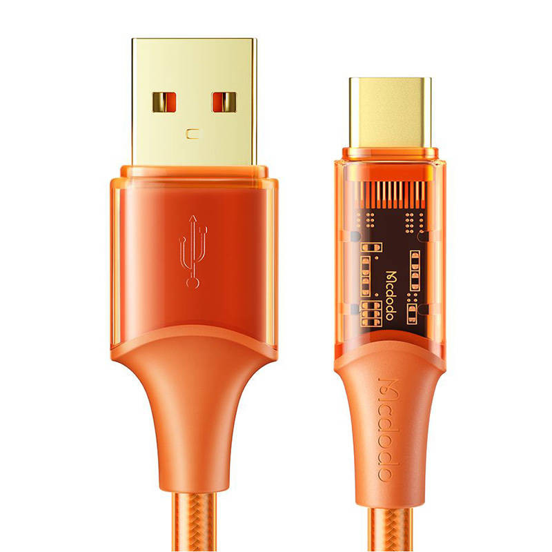 Cable USB-C  Mcdodo CA-3150, 6A, 1.8m (orange)